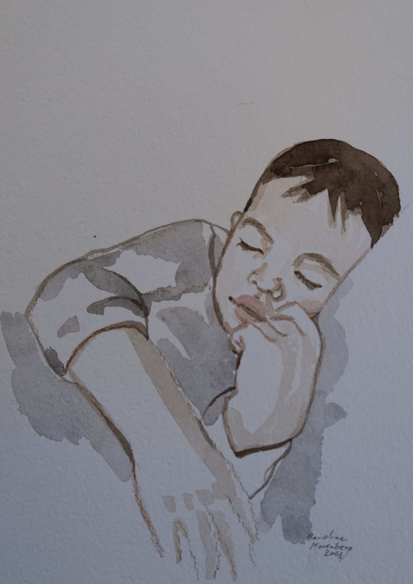 Ritratto ad Acquerello Personalizzato | Custom Watercolor Portrait – Arte Unica e Intima