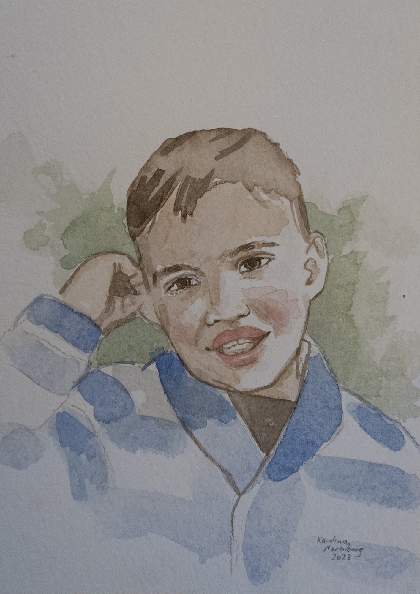 Ritratto ad Acquerello Personalizzato | Custom Watercolor Portrait – Arte Unica e Intima